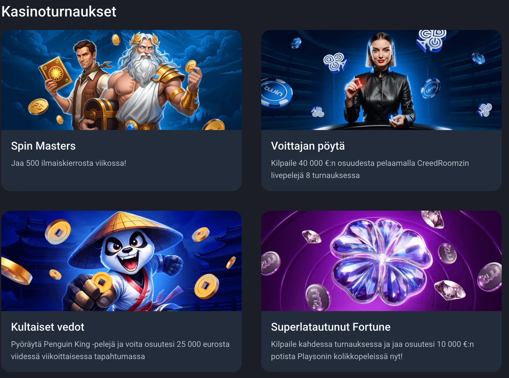 Twin Casino bonukset